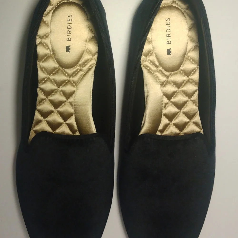 Birdies Women's Black Loafers - Picture 1 of 12